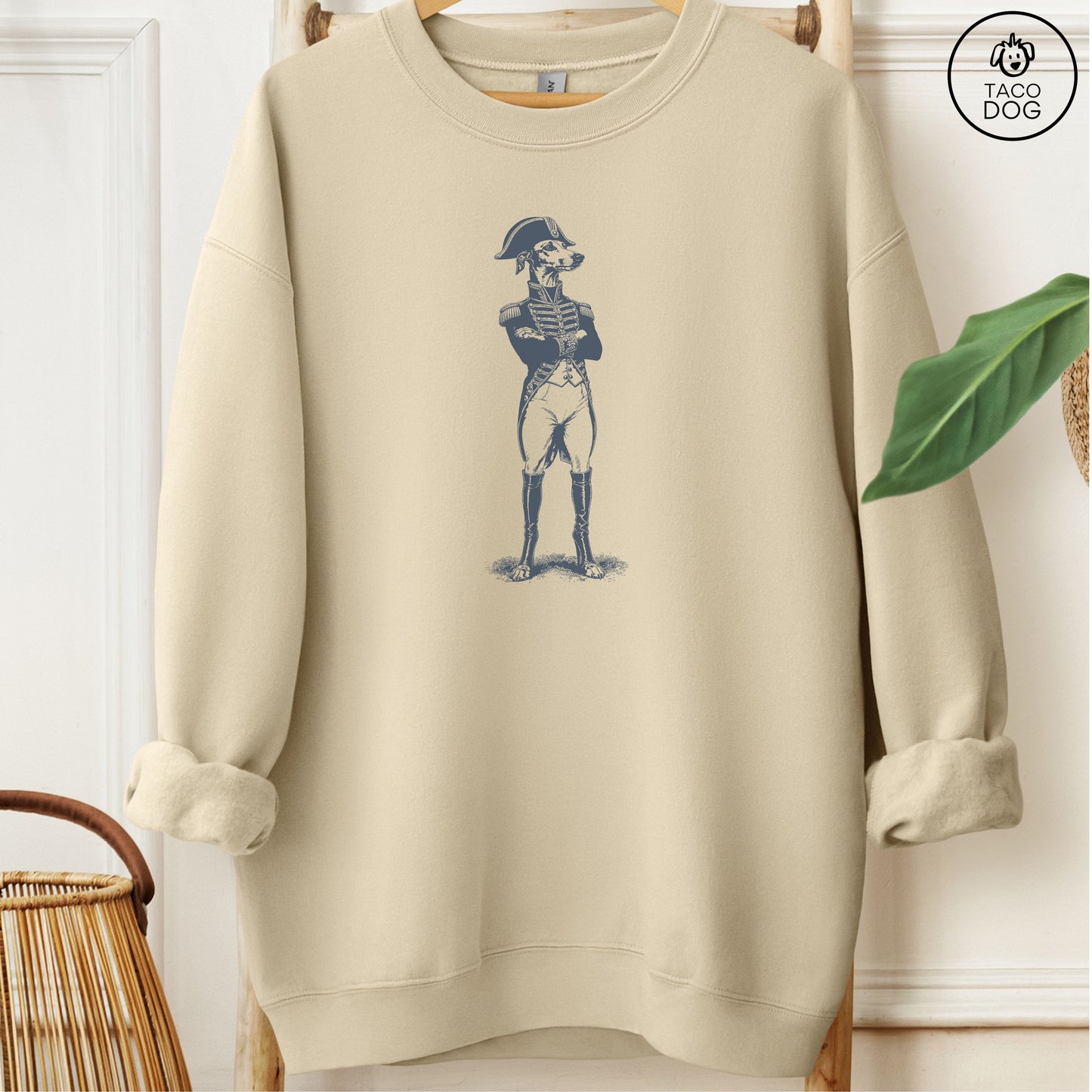 Italian Greyhound Whippet Napoleon Sweatshirt Taco-Dog