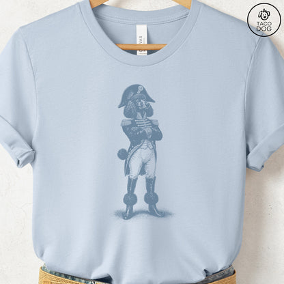 Poodle Napoleon T-Shirt Light Blue S Taco-Dog