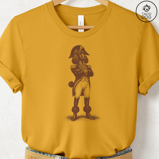Poodle Napoleon T-Shirt Mustard S Taco-Dog