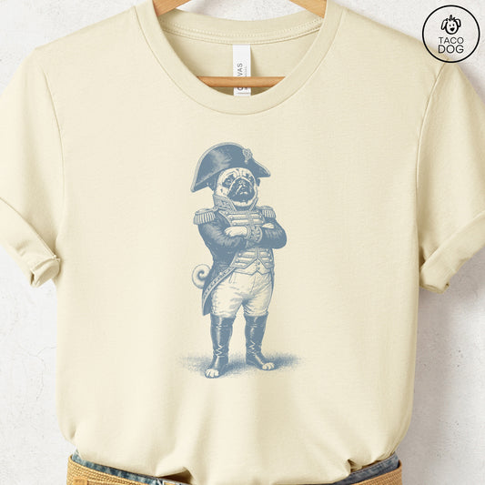 Pug Napoleon T-Shirt Natural S Taco-Dog