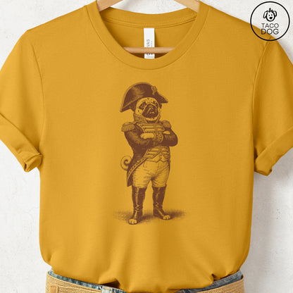 Pug Napoleon T-Shirt Mustard S Taco-Dog