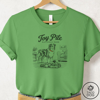 Australian Shepherd National Park T-Shirt Leaf Taco-Dog