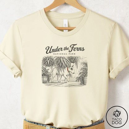 Bull Terrier National Park T-Shirt Natural Taco-Dog