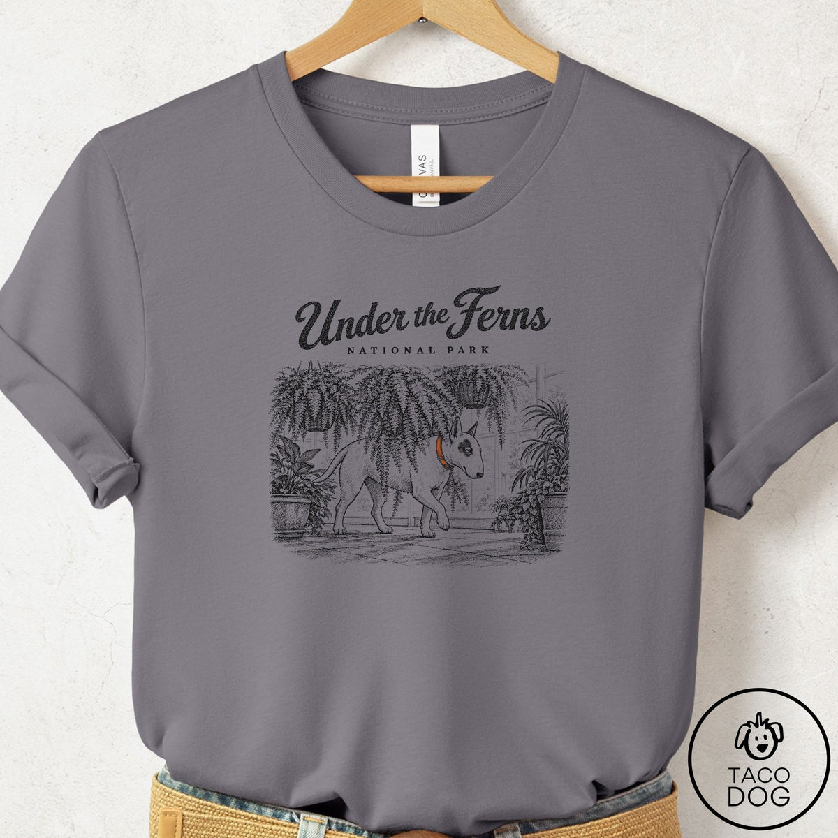 Bull Terrier National Park T-Shirt Storm Taco-Dog