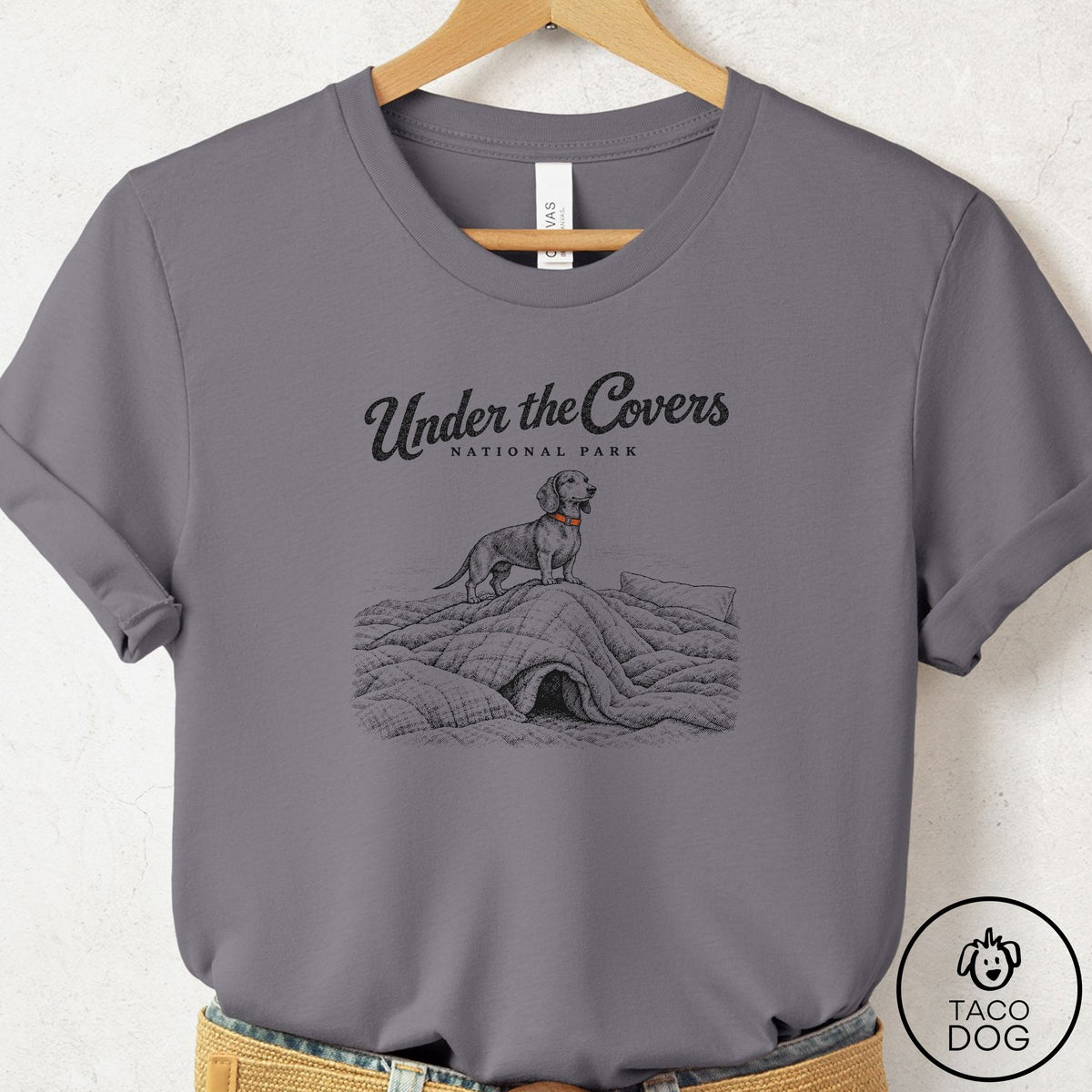Dachshund National Park T-Shirt Storm Taco-Dog