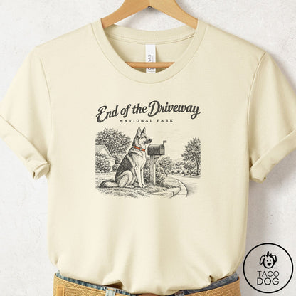 German Shepherd National Park T-Shirt Natural Taco-Dog