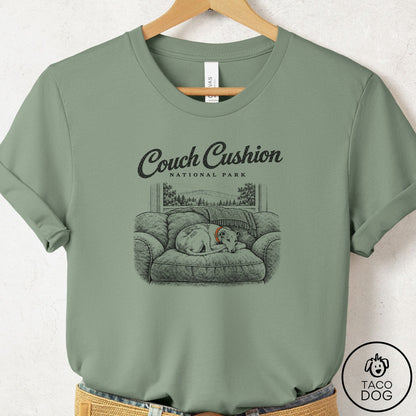 Italian Greyhound Whippet National Park T-Shirt Sage Taco-Dog