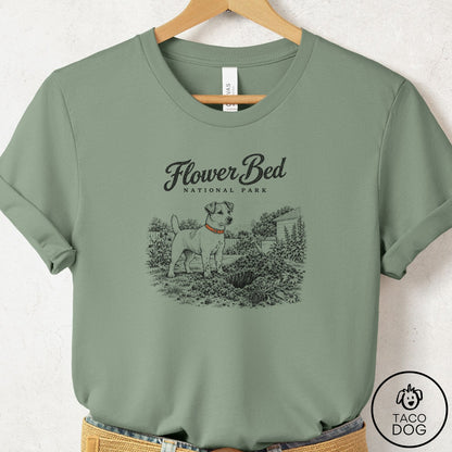 Jack Russell National Park T-Shirt Sage Taco-Dog