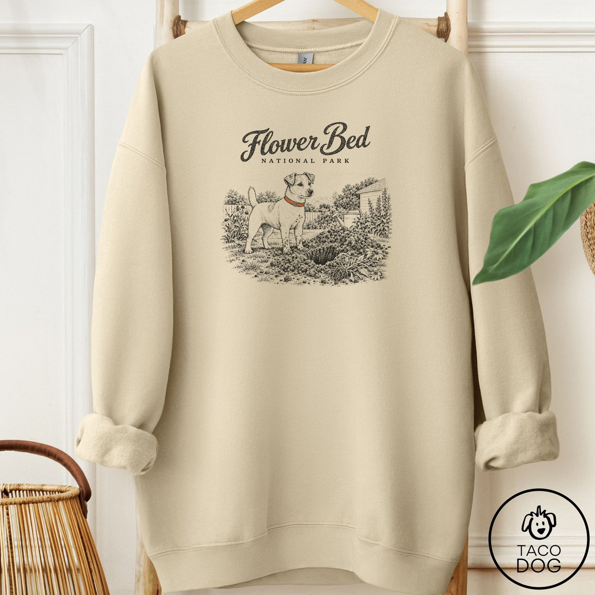 Jack Russell National Park Sweatshirt Sand Taco-Dog