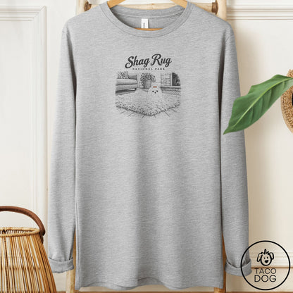 Maltese National Park Long Sleeve Tee Athletic Heather Taco-Dog