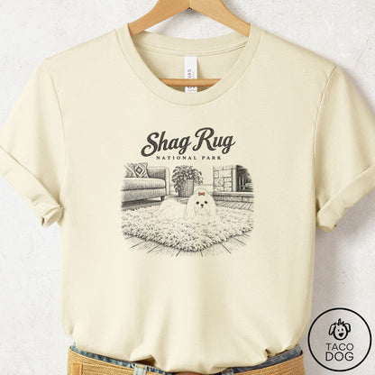 Maltese National Park T-Shirt Natural Taco-Dog