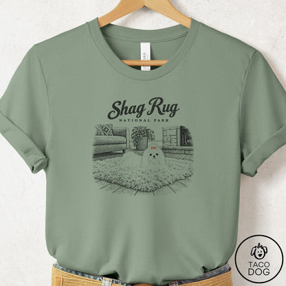 Maltese National Park T-Shirt Sage Taco-Dog