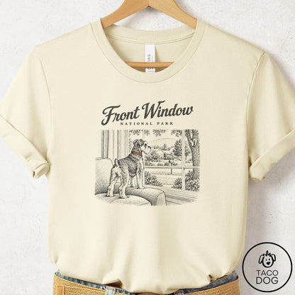 Schnauzer National Park T-Shirt Natural Taco-Dog