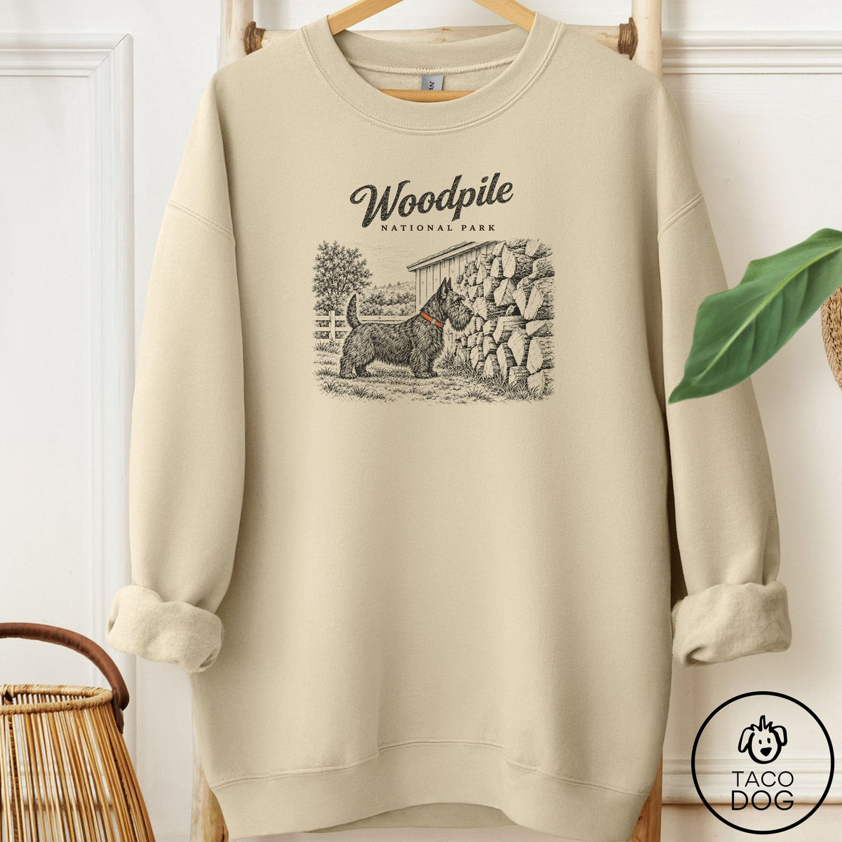 Scottie National Park Sweatshirt Sand Taco-Dog