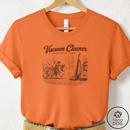Shetland Sheepdog National Park T-Shirt Burnt Orange Taco-Dog