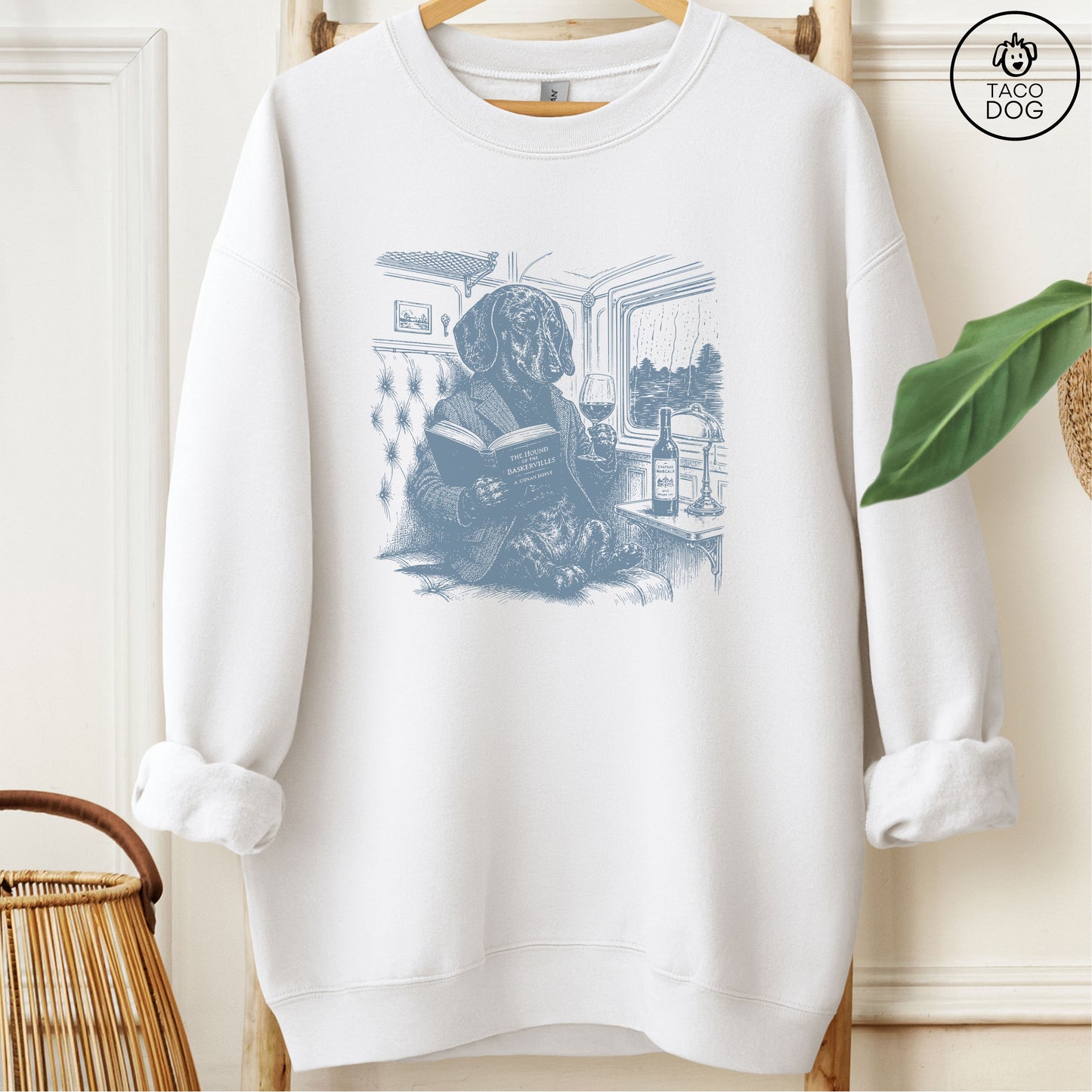 Dachshund Night Train Sweatshirt