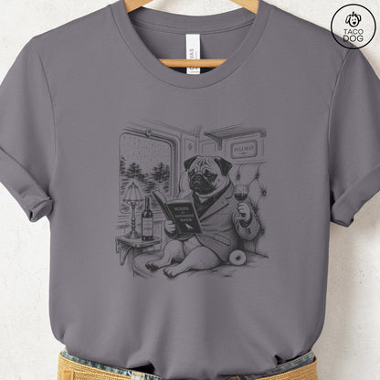 Pug Night Train T-Shirt Storm Taco-Dog