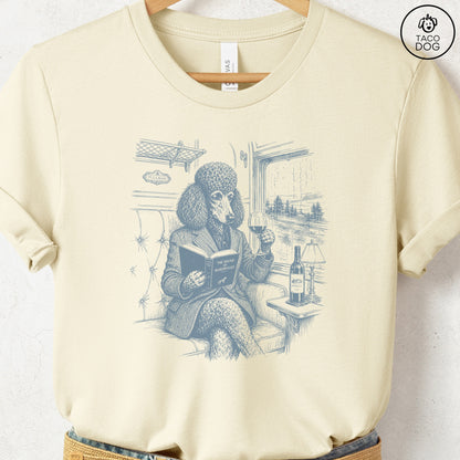 Poodle Night Train T-Shirt Natural Taco-Dog