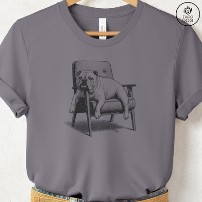 English Bulldog Occupied T-Shirt Storm S Taco-Dog