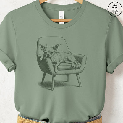 Chihuahua Occupied T-Shirt Sage S Taco-Dog