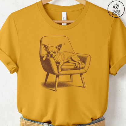 Chihuahua Occupied T-Shirt Mustard S Taco-Dog