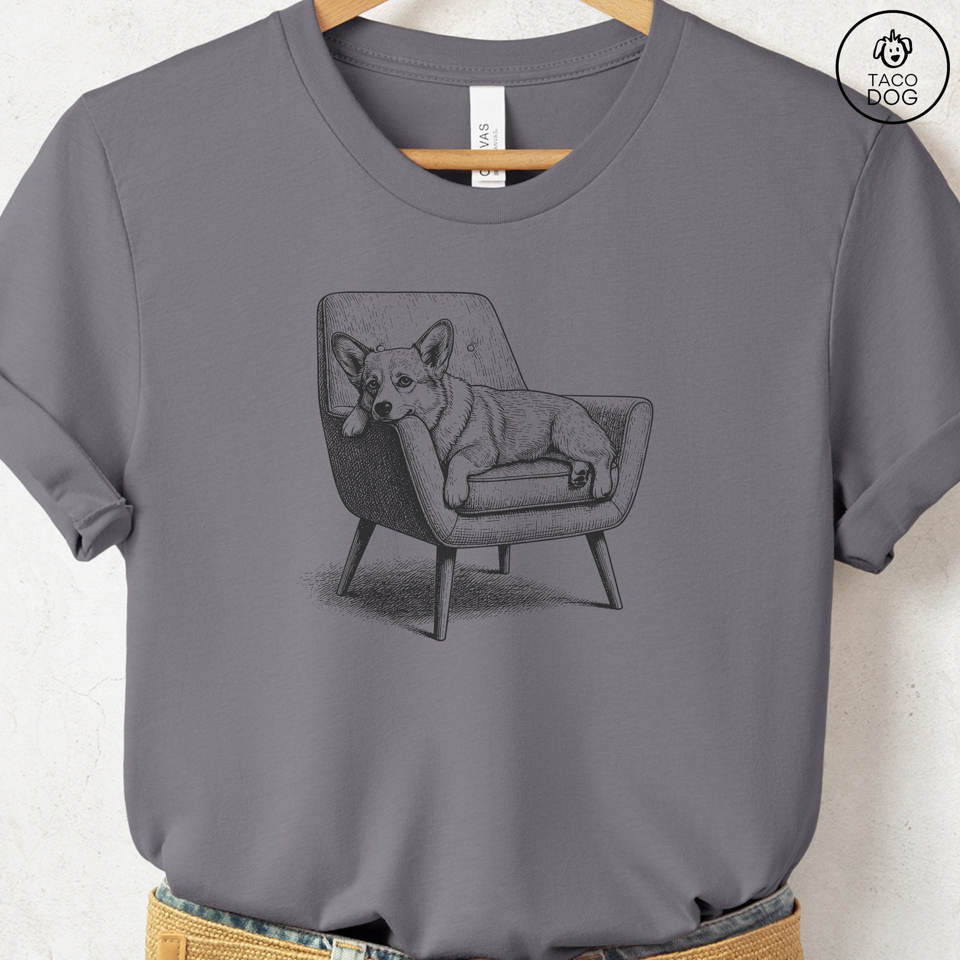 Corgi Occupied T-Shirt Storm S Taco-Dog