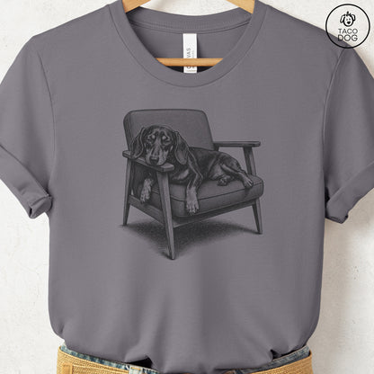 Dachshund Occupied T-Shirt Storm Taco-Dog