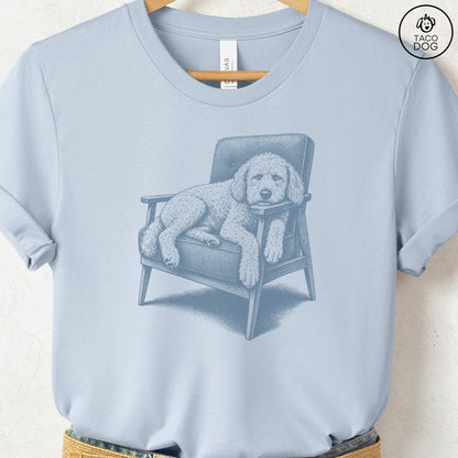 Doodle Occupied T-Shirt Light Blue Taco-Dog