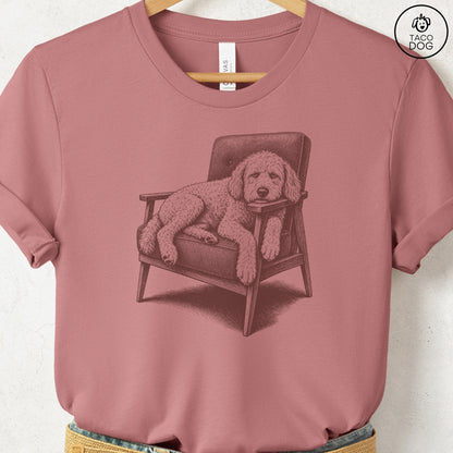 Doodle Occupied T-Shirt Heather Mauve Taco-Dog