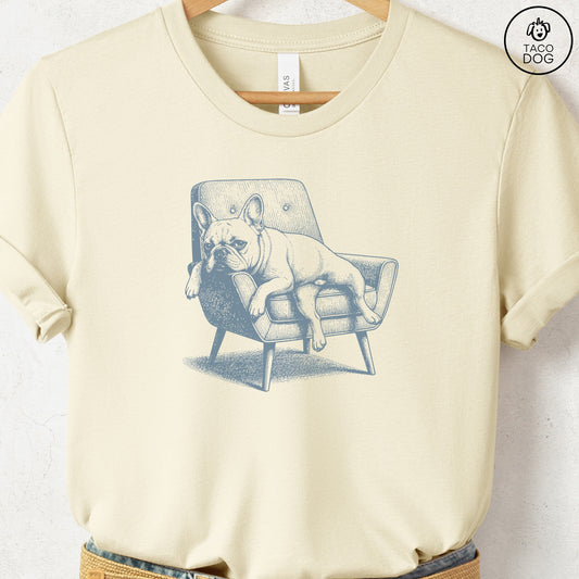 French Bulldog Frenchie Occupied T-Shirt Natural S Taco-Dog