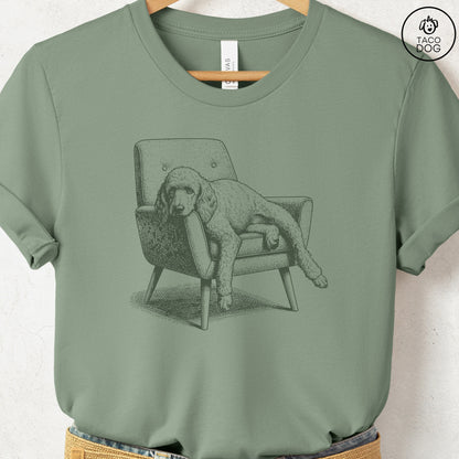 Poodle Occupied T-Shirt Sage S Taco-Dog
