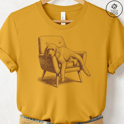 Poodle Occupied T-Shirt Mustard S Taco-Dog