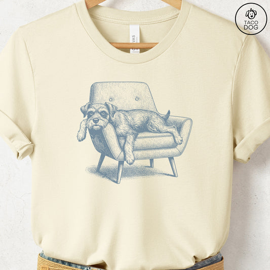 Schnauzer Occupied T-Shirt Taco-Dog