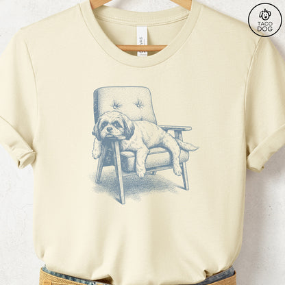 Shih Tzu Occupied T-Shirt Natural S Taco-Dog