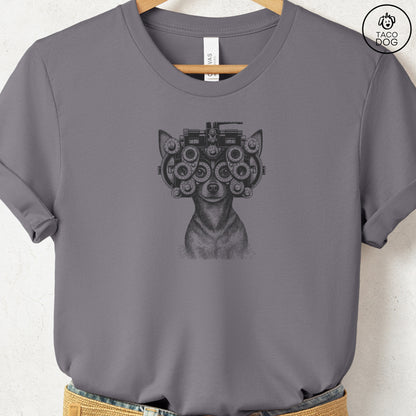 Chihuahua Optometrist T-Shirt Storm Taco-Dog