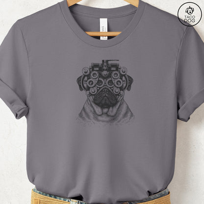 Pug Optometrist T-Shirt Storm Taco-Dog