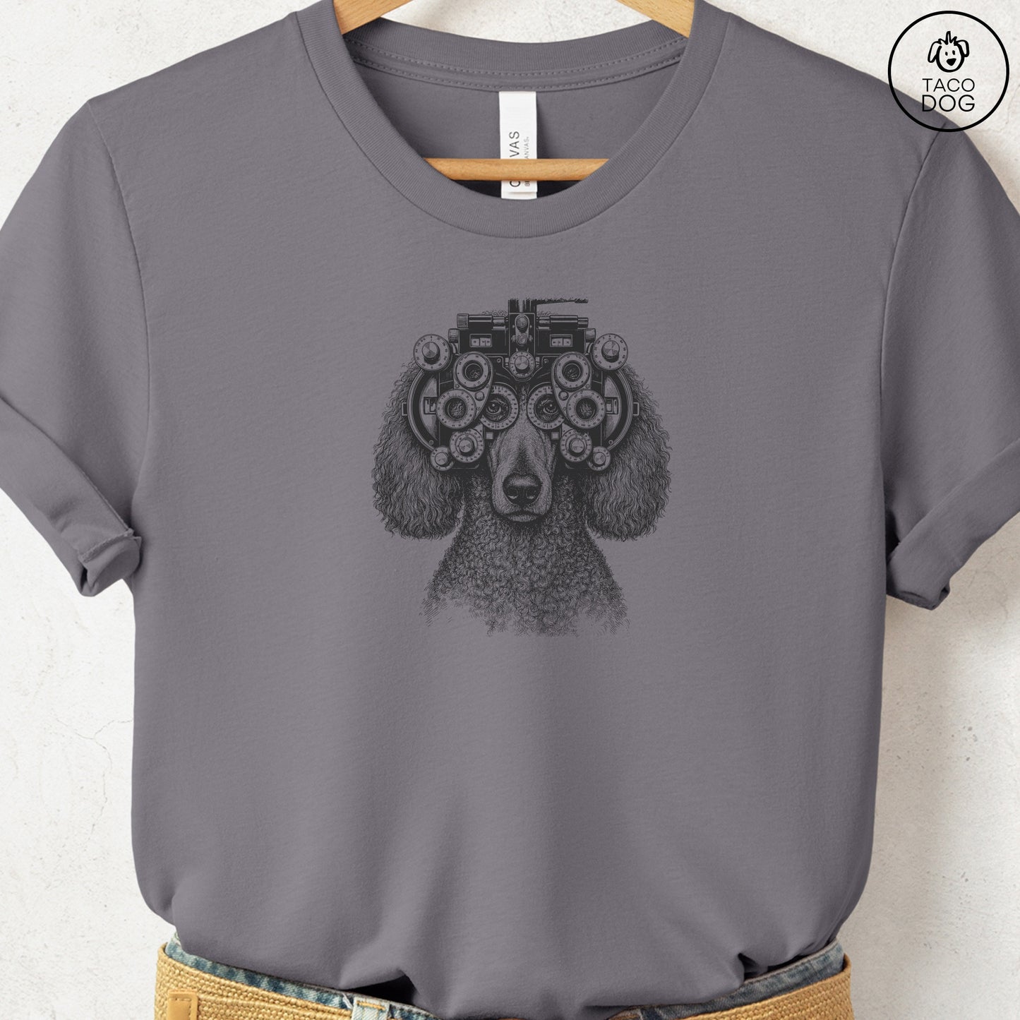 Poodle Optometrist T-Shirt Storm Taco-Dog