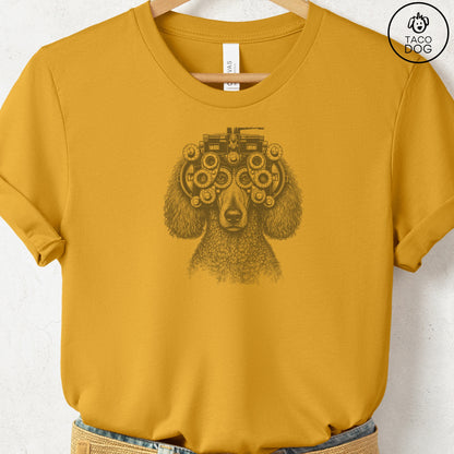 Poodle Optometrist T-Shirt Mustard Taco-Dog