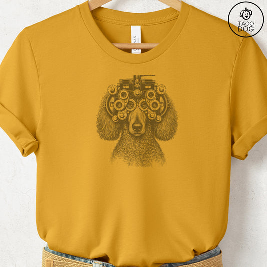 Poodle Optometrist T-Shirt Mustard Taco-Dog