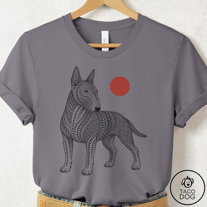 Bull Terrier Ornamental T-Shirt Storm Taco-Dog