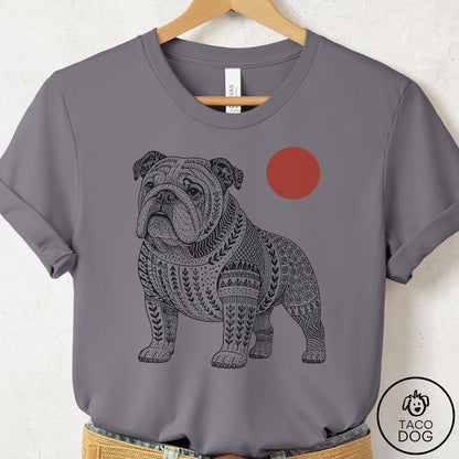 English Bulldog Ornamental T-Shirt Storm Taco-Dog