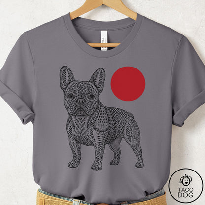 French Bulldog Frenchie Ornamental T-Shirt Storm Taco-Dog