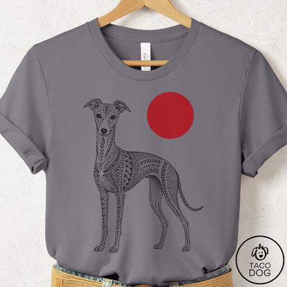 Italian Greyhound Whippet Ornamental T-Shirt Storm Taco-Dog