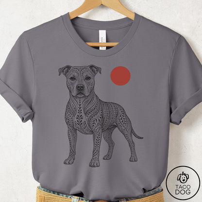 Pitbull Ornamental T-Shirt Storm Taco-Dog