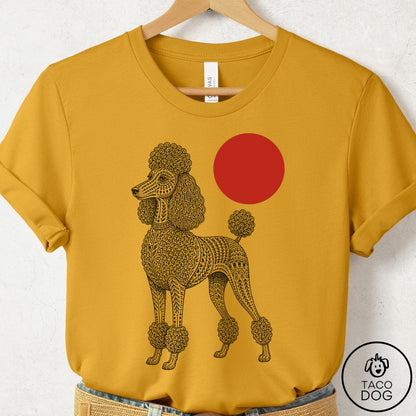 Poodle Ornamental T-Shirt Mustard Taco-Dog