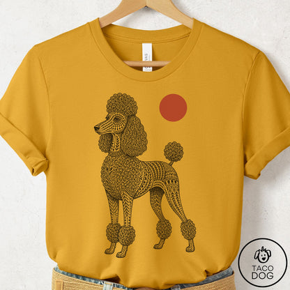 Poodle Ornamental T-Shirt Mustard Taco-Dog