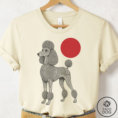 Poodle Ornamental T-Shirt Natural Taco-Dog