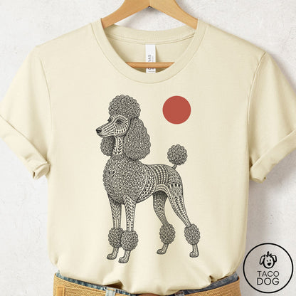Poodle Ornamental T-Shirt Natural Taco-Dog