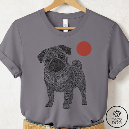 Pug Ornamental T-Shirt Storm Taco-Dog