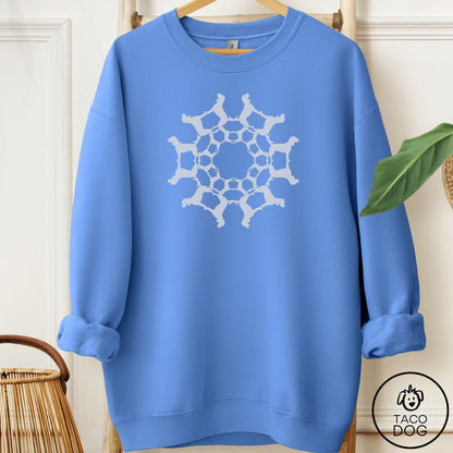 Beagle Paper Snowflake Sweatshirt